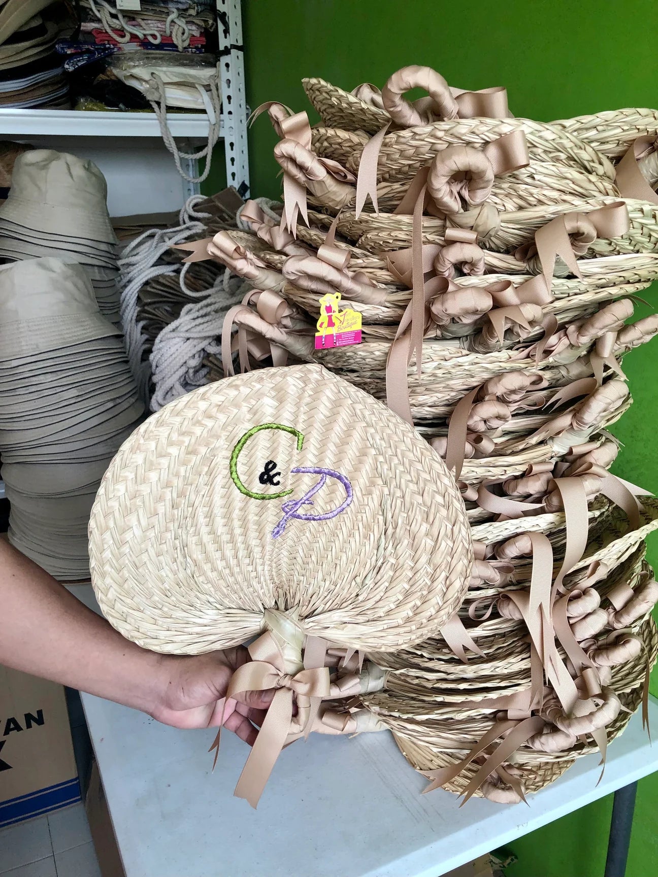 Wedding Hand Fan | Embroidered Abaniko