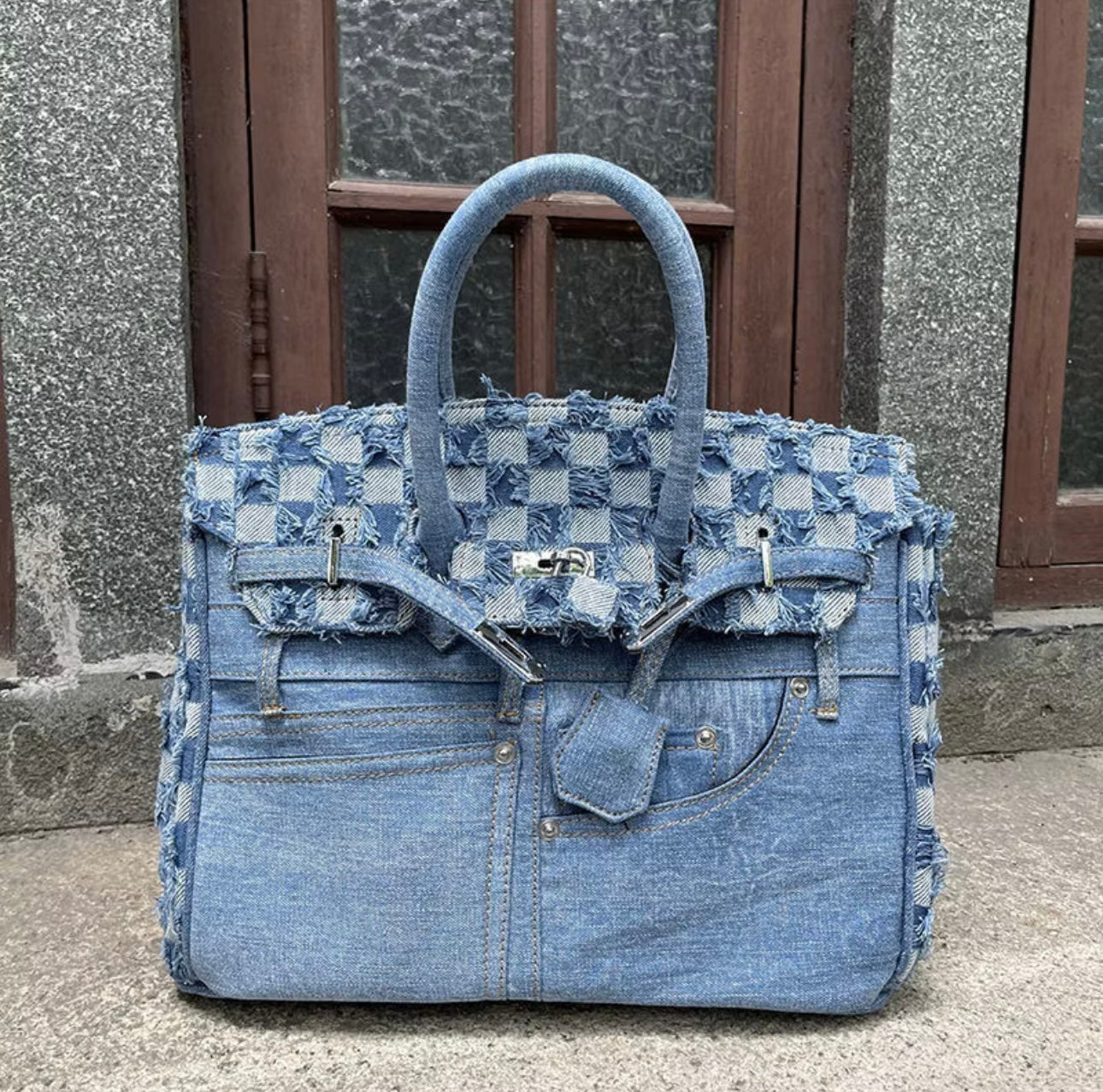 35cm Denim Jeans Bag
