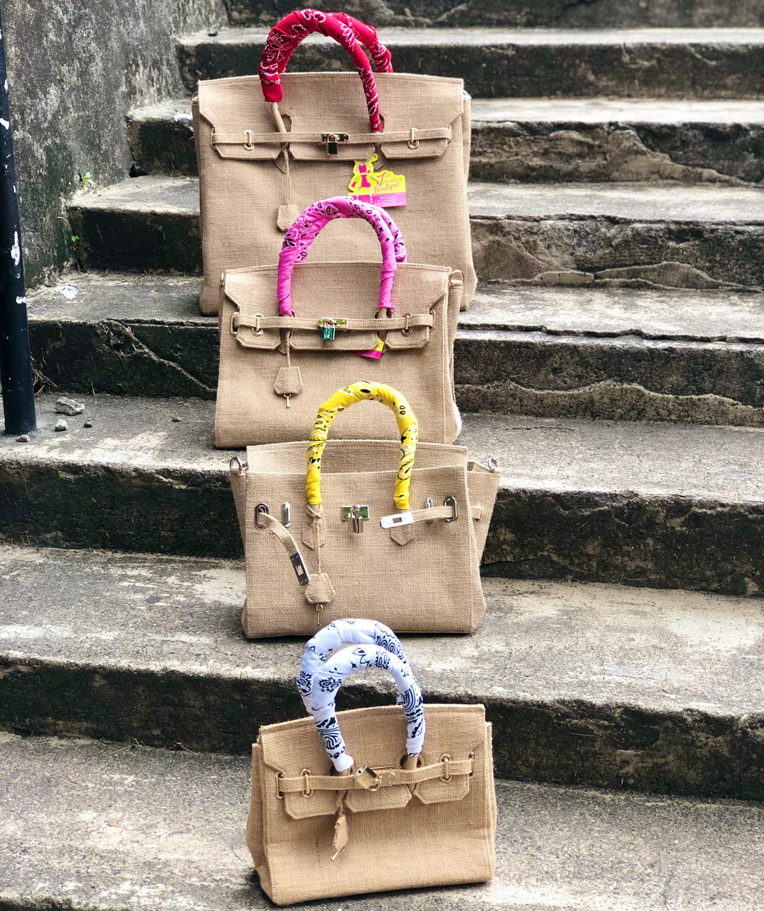 Birkin Jute Style Bag