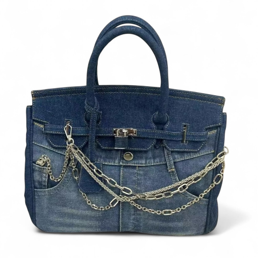 35cm Denim Jeans Bag