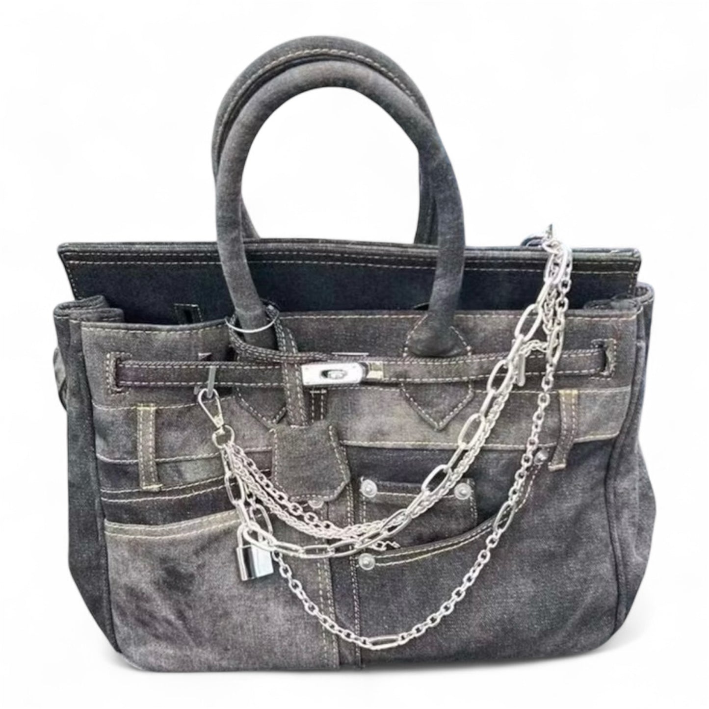 35cm Denim Jeans Bag
