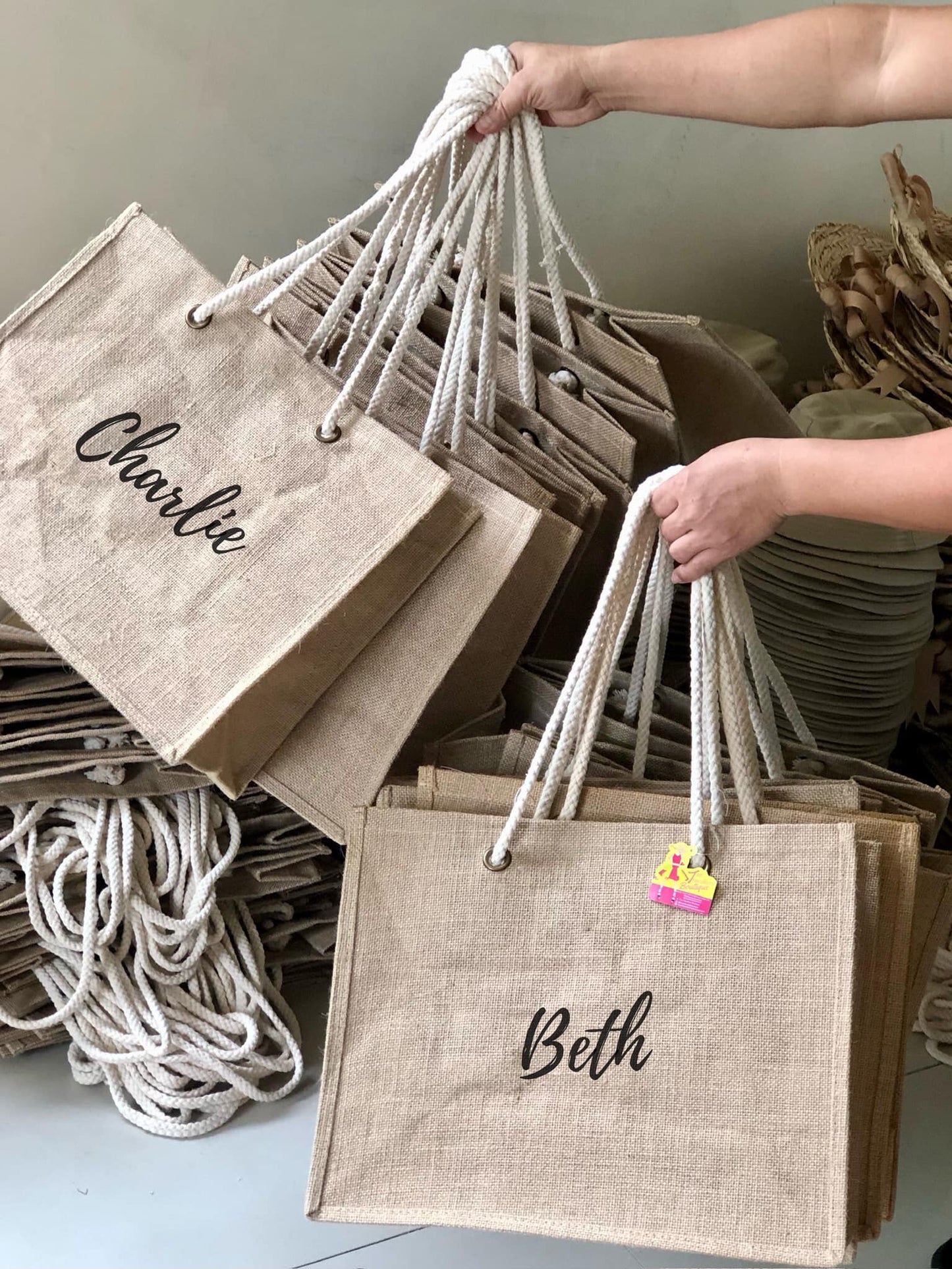 Jute Tote Bag