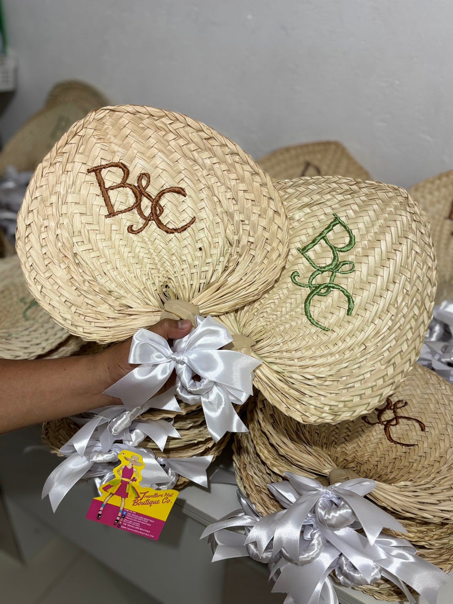 Wedding Hand Fan | Embroidered Abaniko