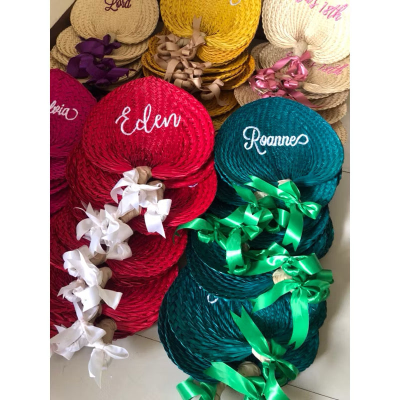Wedding Hand Fan | Embroidered Abaniko